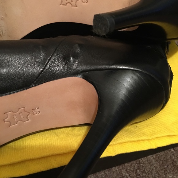 Bootie peep toe sandals butter soft leather - Picture 4 of 5